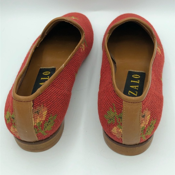 Zalo Shoes Zalo Vintage Needlepoint Floral Shoes Poshmark